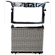 2-Piece Kit Radiator, 1.5L, 4Cyl, Includes (1) Radiator Support and (1) Radiator