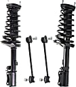 1998 Toyota Camry LE - 4-Piece Kit Rear, Driver and Passenger Side Suspension Kit,  Includes (2) Fully Loaded Strut and (2) Sway Bar Link