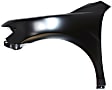 2-Piece Kit, Front Primed Bumper Cover, USA Built Vehicle, CAPA Certified, Includes (1) Bumper Cover and (1) Fender