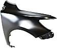 2009 Toyota Corolla - 2-Piece Kit Front Primed Bumper Cover, For Models Without Spoiler Holes, Japan or North America Built Vehicle,  Includes (1) Bumper Cover and (1) Fender