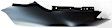 2-Piece Kit, Front Primed Bumper Cover, Sedan, Includes (1) Bumper Cover and (1) Fender