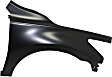 2015 Nissan Altima Base - 2-Piece Kit Front Primed Bumper Cover,  Includes (1) Bumper Cover and (1) Fender