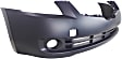 2-Piece Kit, Front Primed Bumper Cover, Sedan, CAPA Certified, Includes (1) Bumper Cover and (1) Fender