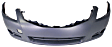 2-Piece Kit, Front Primed Bumper Cover, Sedan, CAPA Certified, Includes (1) Bumper Cover and (1) Fender