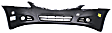 2-Piece Kit, Front Primed Bumper Cover, Sedan, CAPA Certified, Includes (1) Bumper Cover and (1) Fender