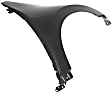 2-Piece Kit, Front Primed Bumper Cover, Sedan, CAPA Certified, Includes (1) Bumper Cover and (1) Fender