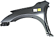 2-Piece Kit, Front Primed Bumper Cover, Sedan, CAPA Certified, Includes (1) Bumper Cover and (1) Fender