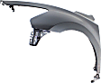 2015 Nissan Altima SV - 2-Piece Kit Front Primed Bumper Cover,  Includes (1) Bumper Cover and (1) Fender