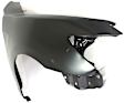 2-Piece Kit, Front Primed Bumper Cover, USA Built Vehicle, Includes (1) Bumper Cover and (1) Fender