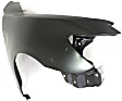 2-Piece Kit, Front Primed Bumper Cover, USA Built Vehicle, Includes (1) Bumper Cover and (1) Fender