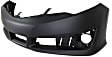 2-Piece Kit, Front Primed Bumper Cover, For Models Without Signal Light Hole, CAPA Certified, Includes (1) Bumper Cover and (1) Fender