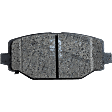 2019 Dodge Grand Caravan - 8-Piece Kit Front and Rear Brake Disc and Pad Kit, Plain Surface, 5 Lugs, Ceramic, Dual Piston Front Caliper, 3.6L 6Cyl, Pro-Line Series  Includes (4) Brake Disc and (2) Brake Pad Set