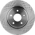 2019 Dodge Grand Caravan - 8-Piece Kit Front and Rear Brake Disc and Pad Kit, Plain Surface, 5 Lugs, Ceramic, Dual Piston Front Caliper, 3.6L 6Cyl, Pro-Line Series  Includes (4) Brake Disc and (2) Brake Pad Set