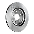 2019 Dodge Grand Caravan - 8-Piece Kit Front and Rear Brake Disc and Pad Kit, Plain Surface, 5 Lugs, Ceramic, Dual Piston Front Caliper, 3.6L 6Cyl, Pro-Line Series  Includes (4) Brake Disc and (2) Brake Pad Set