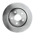 2019 Dodge Grand Caravan - 8-Piece Kit Front and Rear Brake Disc and Pad Kit, Plain Surface, 5 Lugs, Ceramic, Dual Piston Front Caliper, 3.6L 6Cyl, Pro-Line Series  Includes (4) Brake Disc and (2) Brake Pad Set