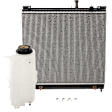 2-Piece Kit Radiator, includes Coolant Reservoir