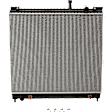 2-Piece Kit Radiator, includes Radiator Fan Blade