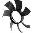 2-Piece Kit Radiator, includes Radiator Fan Blade
