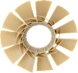 4-Piece Kit Radiator, 6.7L Diesel Engine, includes Radiator Fan Blade, and Front and Rear Section Fan Shroud
