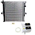 2-Piece Kit Radiator, includes Coolant Reservoir