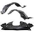 2018 Nissan Altima - 3-Piece Kit Front Engine Splash Shield, Includes (1) Engine Splash Shield and (2) Fender Liner