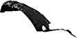 2018 Nissan Maxima - 3-Piece Kit Front Engine Splash Shield, Includes (1) Engine Splash Shield and (2) Fender Liner