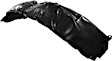 2018 Nissan Maxima - 3-Piece Kit Front Engine Splash Shield, Includes (1) Engine Splash Shield and (2) Fender Liner