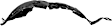 2018 Nissan Maxima - 3-Piece Kit Front Engine Splash Shield, Includes (1) Engine Splash Shield and (2) Fender Liner