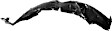 2018 Nissan Maxima - 3-Piece Kit Front Engine Splash Shield, Includes (1) Engine Splash Shield and (2) Fender Liner