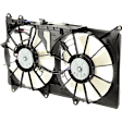 2-Piece Kit Radiator, includes Radiator Fan
