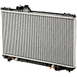 3-Piece Kit Radiator, includes A/C Condenser and Radiator Fan