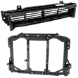 2-Piece Kit Radiator Support Assembly, includes Active Grille Shutter
