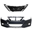 2-Piece Kit, Front Primed Bumper Cover, Includes (1) Bumper Cover and (1) Grille Assembly