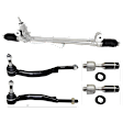 5-Piece Kit Steering Rack, Includes (1) Steering Rack and (4) Tie Rod End