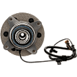 2-Wheel Set Front, Driver and Passenger Side Wheel Hub, 6 Lugs, With Bearing, 4WD, Includes (2) Sway Bar Link and (2) Wheel Hub