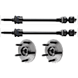 2-Wheel Set Front, Driver and Passenger Side Wheel Hub, Includes (2) Sway Bar Link and (2) Wheel Hub