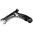 6-Piece Kit Front, Driver and Passenger Side, Lower Control Arm, Includes (2) Control Arm and (4) Tie Rod End