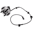 2-Wheel Set Front, Driver and Passenger Side Wheel Hub, Includes (2) Brake Disc, (1) Brake Pad Set, and (2) Wheel Hub