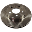 2-Wheel Set Front, Driver and Passenger Side Wheel Hub, Includes (2) Brake Disc, (1) Brake Pad Set, and (2) Wheel Hub