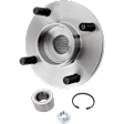 5-Piece Kit Front, Passenger Side Axle Assembly, Includes (1) Axle Assembly, (2) Tie Rod End, and (2) Wheel Hub