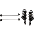 4-Piece Kit Front Suspension Kit, Includes (2) Shock Absorber and Strut Assembly and (2) Sway Bar Link