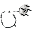2-Wheel Set Front, Driver and Passenger Side Wheel Hub, 5 Lugs, With Bearing, With Sensor, Includes (2) Wheel Hub, (2) Tie Rod End and (2) Sway Bar Link