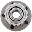2-Wheel Set Front, Driver and Passenger Side Wheel Hub, 5 Lugs, With Bearing, RWD, Includes (2) Ball Joint, (2) Sway Bar Link, and (2) Wheel Hub