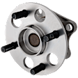 2-Wheel Set Rear, Driver and Passenger Side Wheel Hub, Includes (2) Wheel Bearing and (2) Wheel Hub