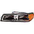 2007 Chevrolet Colorado - 6-Piece Kit Driver and Passenger Side Halogen Headlight, With bulb(s), With Xtreme Package, OE Replacement,  Includes (2) Corner Light, (2) Headlight, and (2) Tail Light