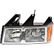 2007 Chevrolet Colorado - 6-Piece Kit Driver and Passenger Side Halogen Headlight, With bulb(s), With Xtreme Package, OE Replacement,  Includes (2) Corner Light, (2) Headlight, and (2) Tail Light
