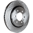 2-Wheel Set Front Brake Kit With Calipers, Plain Surface 6 Lugs 350.01 mm Ceramic, Includes (2) Brake Caliper, (2) Brake Disc and (1) Brake Pad Set