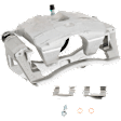 4-Wheel Set Front and Rear Brake Kit With Calipers, Plain Surface 6 Lugs Front and Rear-325.12 mm Front-Ceramic/Rear-Semi-Metallic, Includes (4) Brake Caliper, (4) Brake Disc and (2) Brake Pad Set