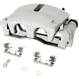 4-Wheel Set Front and Rear Brake Kit With Calipers, Plain Surface 6 Lugs Front and Rear-325.12 mm Front-Ceramic/Rear-Semi-Metallic, Includes (4) Brake Caliper, (4) Brake Disc and (2) Brake Pad Set