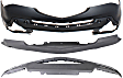 3-Piece Kit, Front Primed Bumper Cover, Includes (1) Bumper Cover, (1) Bumper Trim, and (1) Valance